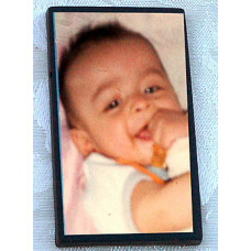 Baby Photo (edible) on a Chocolate Bar